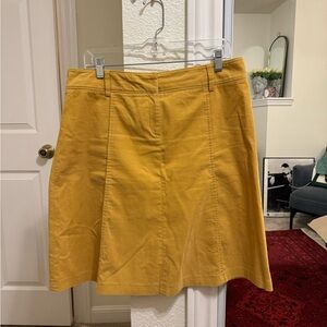 Halogen corduroy A-Line Skirt